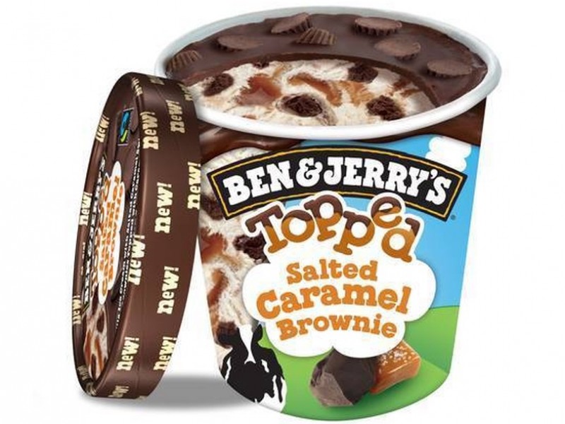 Ben & Jerry's Topped Salted Caramel Brownie