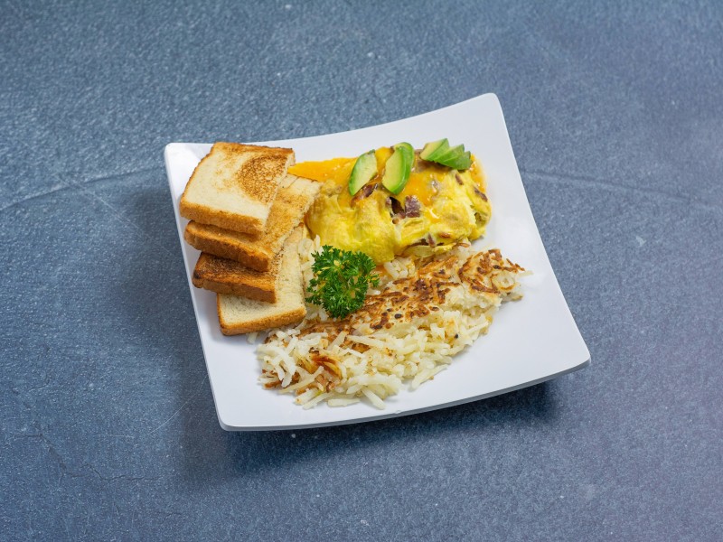 Bacon and Avocado Omelet