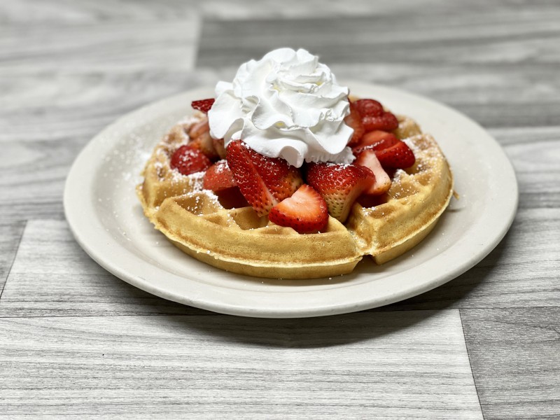 Fresh Strawberry Waffle