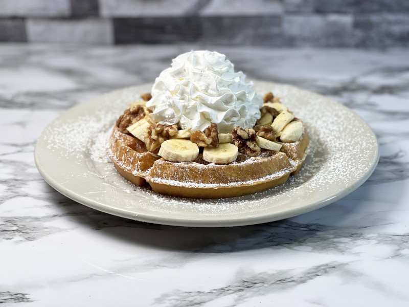 Banana Walnut Waffle
