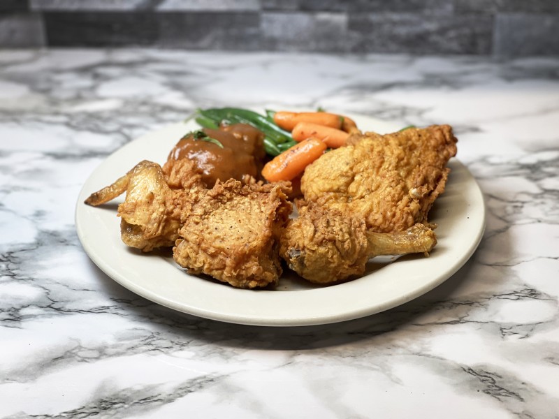 Golden Fried Chicken Dinner