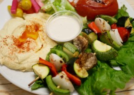 Veggie Brochette Plate (2 pcs)