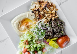 Mix Gyro Plate Chicken And Bee