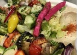 Veggie Brochette Plate (2 pcs)