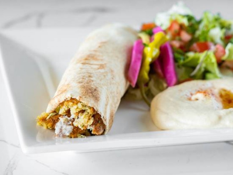 Falafel Tartine Sandwich Meal 