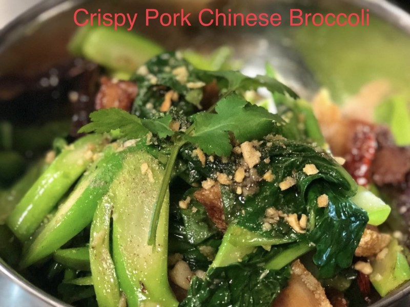 Crispy Pork Chinese Broccoli