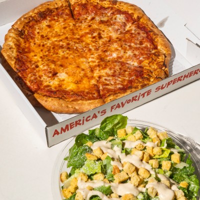 Medium Pizza With Any Salad