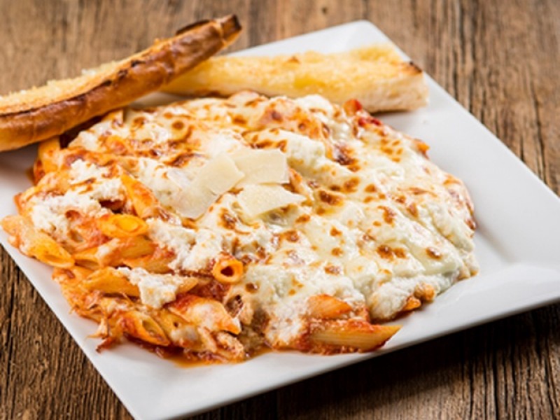 Three Cheese Baked Penne