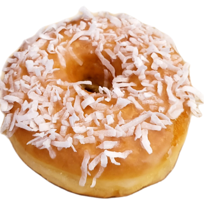 Coconut Glazed Donuts 