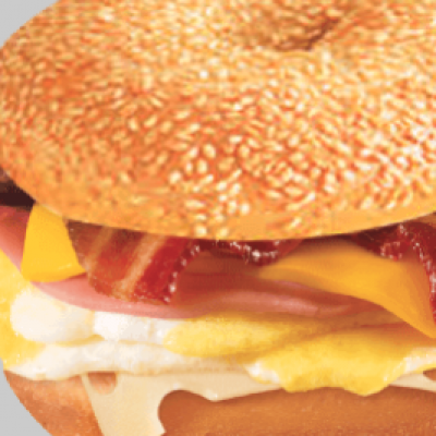#7 BACON EGG & CHEESE BAGEL