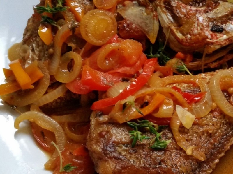 Brown Stew Fish
