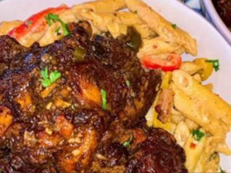 Rasta Pasta with Oxtail