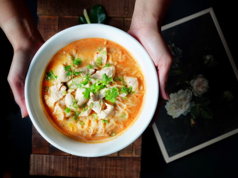 Tom Yum Thai Noodle Soup