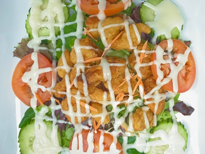 BATTER FRIED CHICKEN SALAD