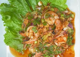 PLA KOONG SPICY SHRIMP SALAD