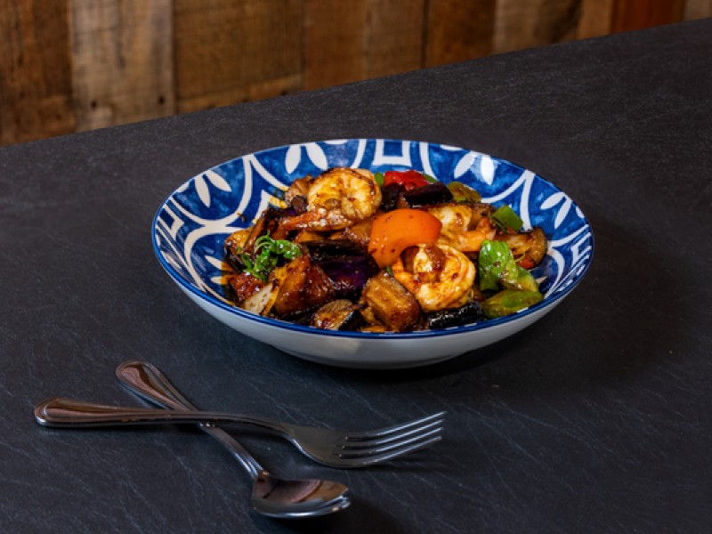 EGGPLANT WITH THAI BASIL