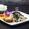 Talay Gra-Prow with Kai-Dow
