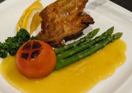 Duck Confit with Orange Sauce