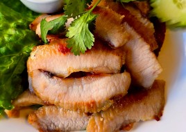 Grilled Pork Jowl คอหมูย่าง