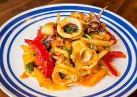 Squid with Salted egg หมึกผัดไข่เค็ม