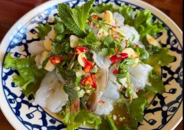 Raw Shrimp Salad (กุ้งแช่น้ำปลา)
