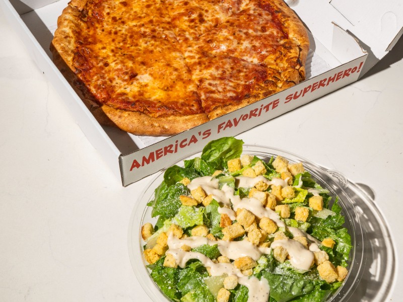Medium Pizza With Any Salad