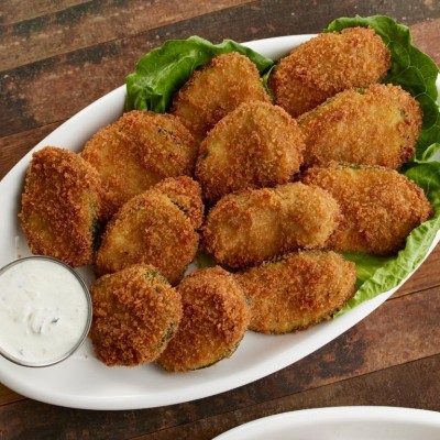 Crispy Garlic-Pepper Zucchini