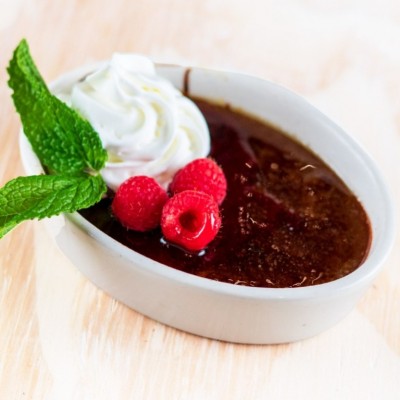 Dark Chocolate Creme Brulee