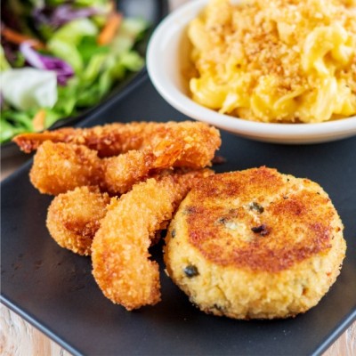 Crab Cakes & Crispy Shrimp