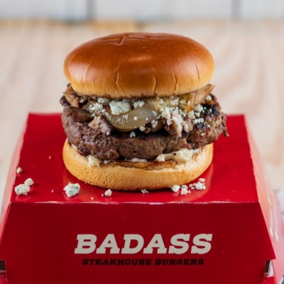 Mushroom & Bleu Cheese Burger