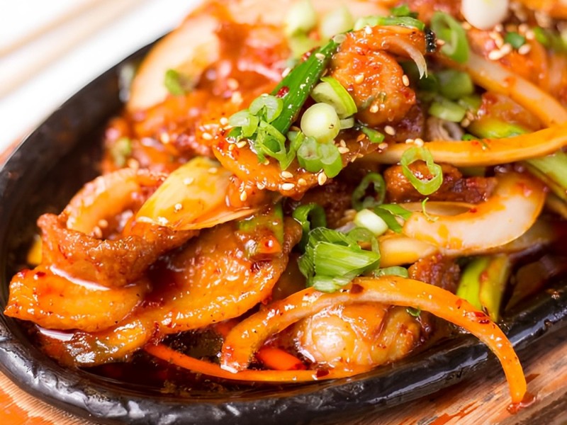 Spicy Pork Belly (제육볶음)