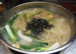 Seafood Noodle Soup (해물칼국수)