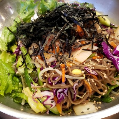 Noodle with Sesame Sauce (참기름비빔국수)