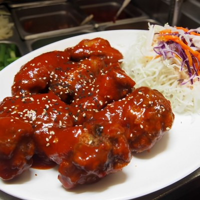 Korean Hot Wings  10pcs(매운닭날개튀김)