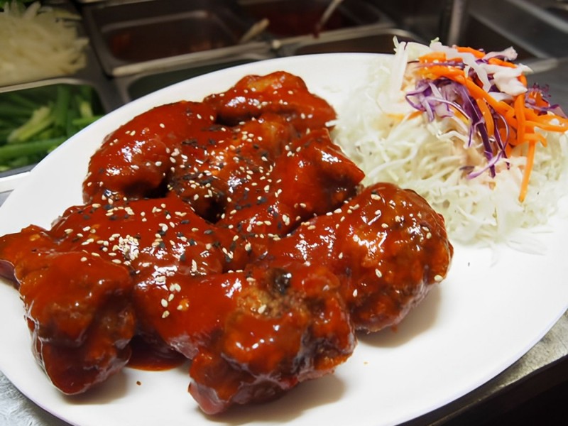 Korean Hot Wings  10pcs(매운닭날개튀김)