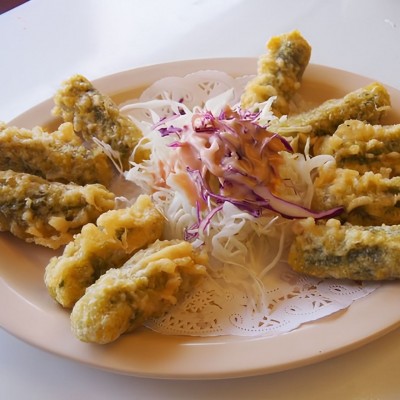Fried Glass Noodle Rolls (김말이튀김)
