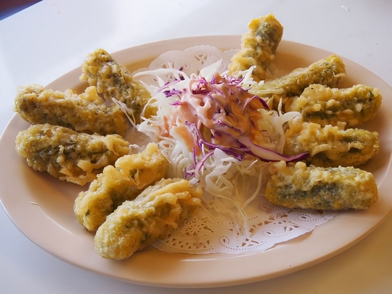 Fried Glass Noodle Rolls (김말이튀김)