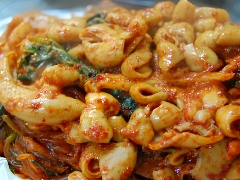 Stir Fried Spicy Beef Tripe (곱창볶음)