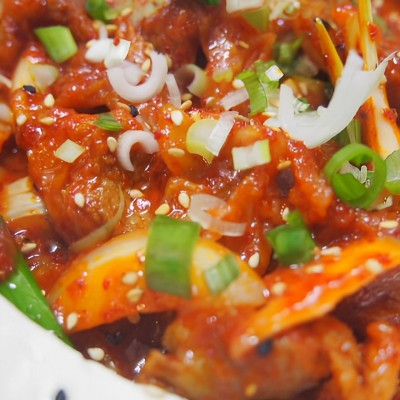 Stir-fried Pork Belly & Kimchi (김치제육)