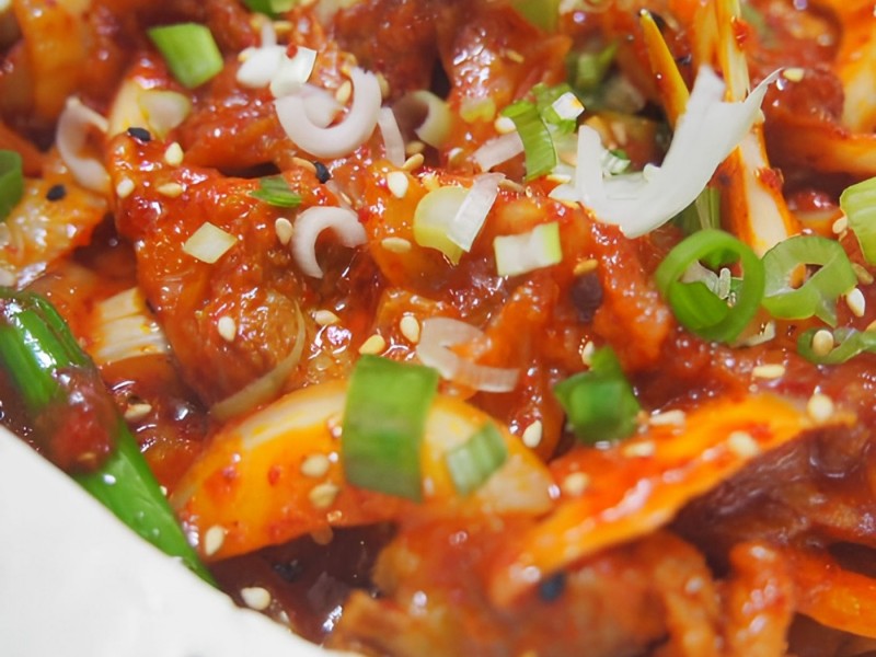 Stir-fried Pork Belly & Kimchi (김치제육)