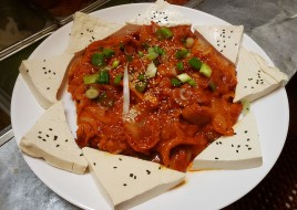 Stir-fried Pork Belly with Tofu & Kimchi (두부김치제육)