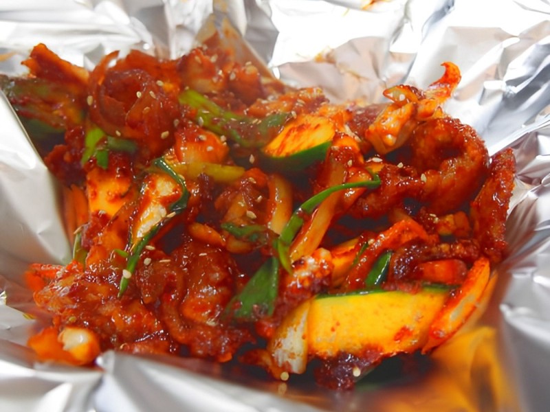 Squid and Pork Belly Bulgogi (오삼불고기)