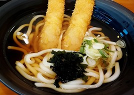 Udon w/ Shrimp Tempura (새우튀김우동)