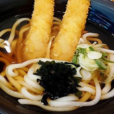 Udon w/ Shrimp Tempura (새우튀김우동)
