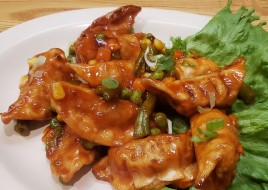 Sweet Chili Dumplings (매운탕수만두)