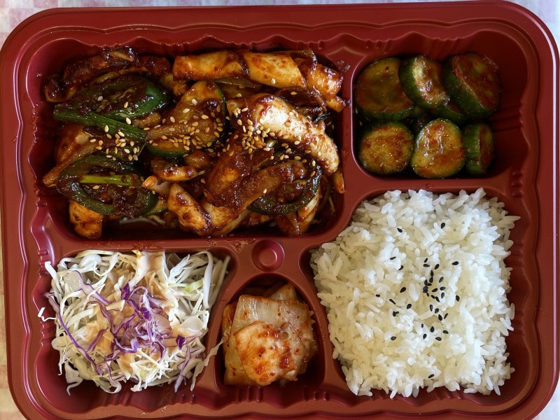 Spicy Squid Doshirak (오징어 볶음 도시락)