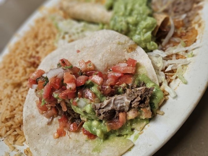 #9B-One Taquito & One Soft Taco