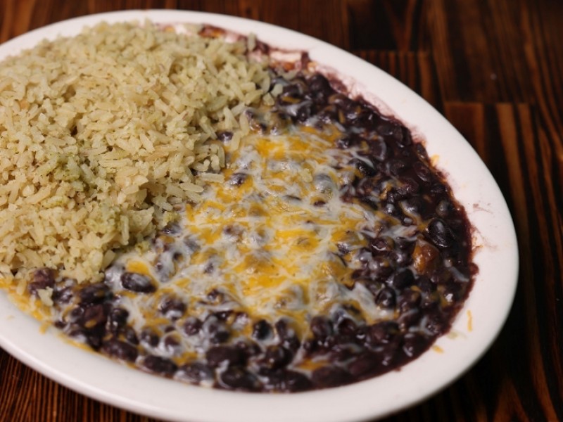 Spanish Rice & Refried Beans