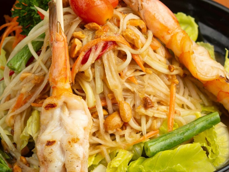 Papaya Salad with Shrimp