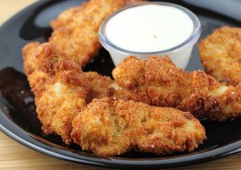 Breaded Fried Wings (Coated & has gluten)